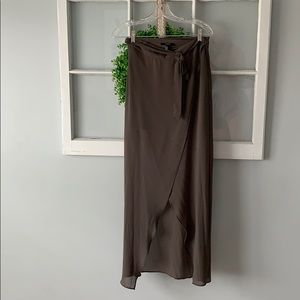 Forever 21 wrap maxi skirt